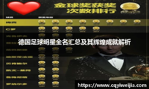 德国足球明星全名汇总及其辉煌成就解析
